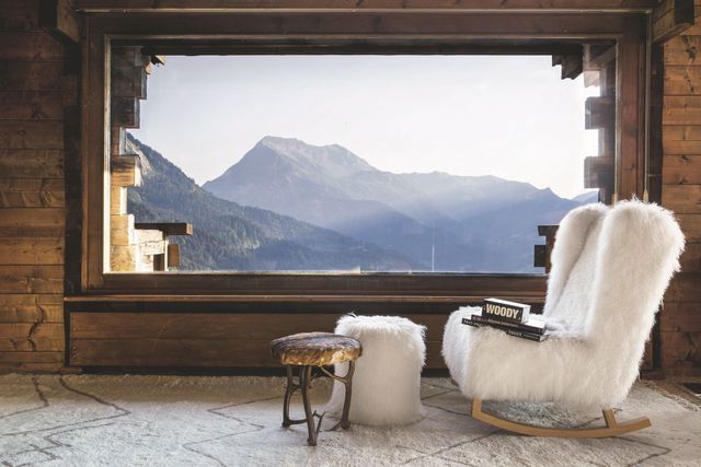 casa di montagna : interni sedia