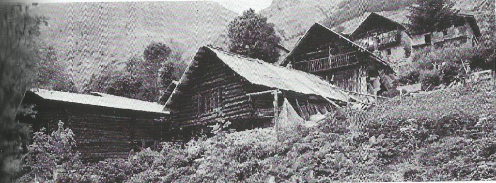 casa in montagna : paesaggio