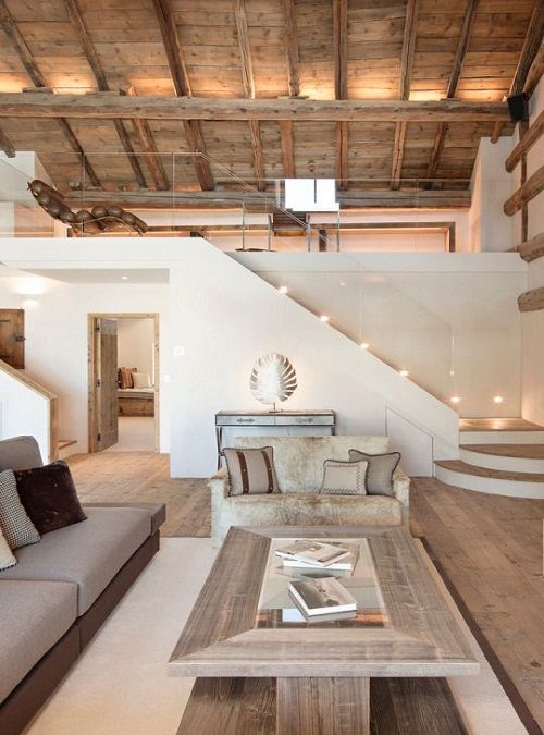 arredamento rustico in montagna : st moritz