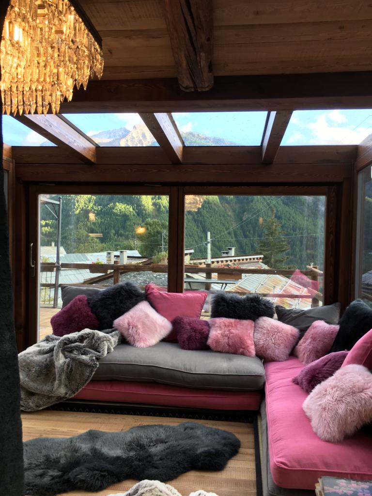 arredamento rustico in montagna : rosa