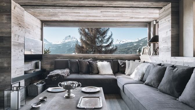 arredo rustico in montagna: abete grigio